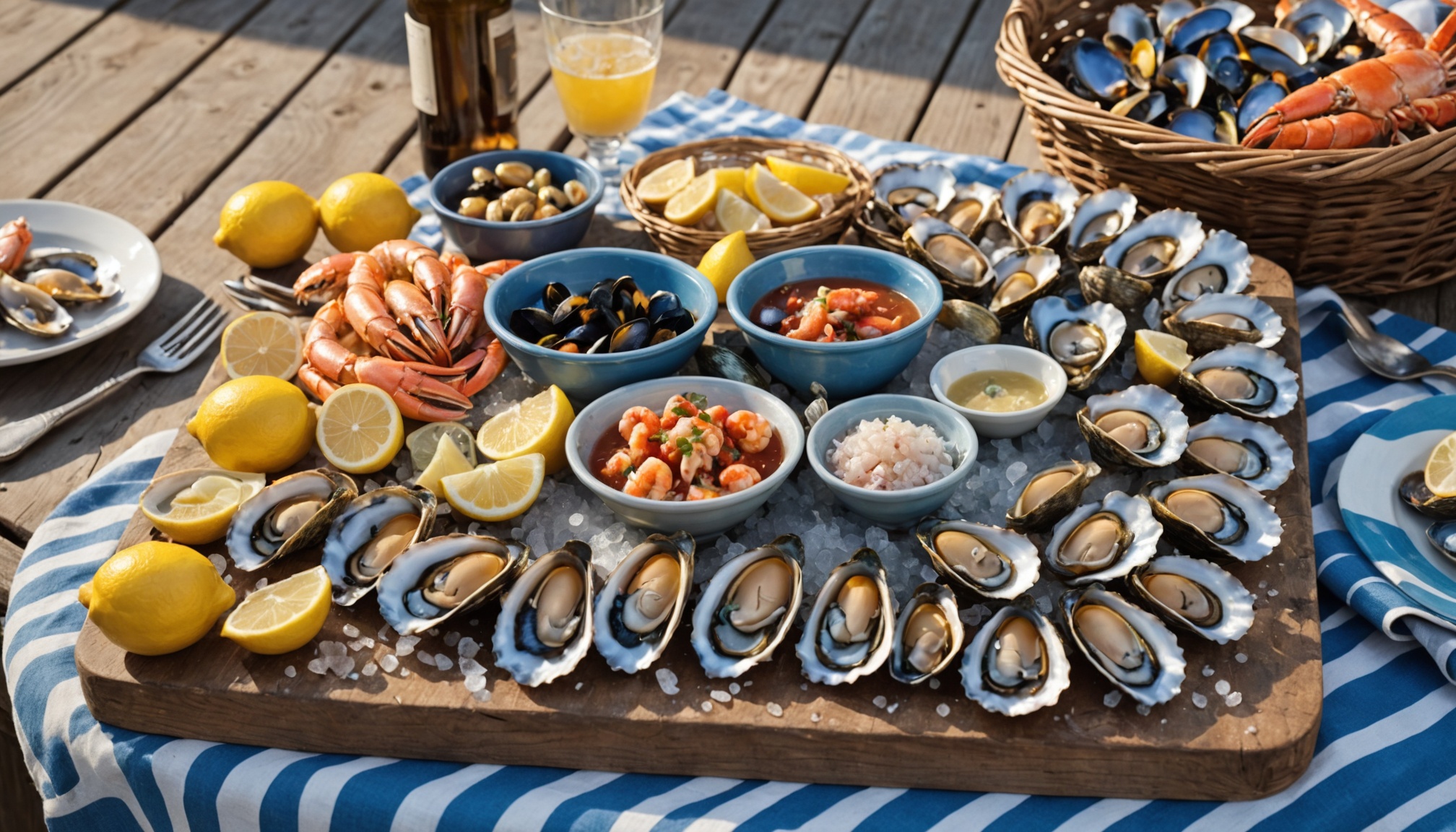 Gastronomie bassin arcachon specialites fruits mer
